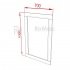 Купить Зеркало White Mix 700х1060 в Виннице