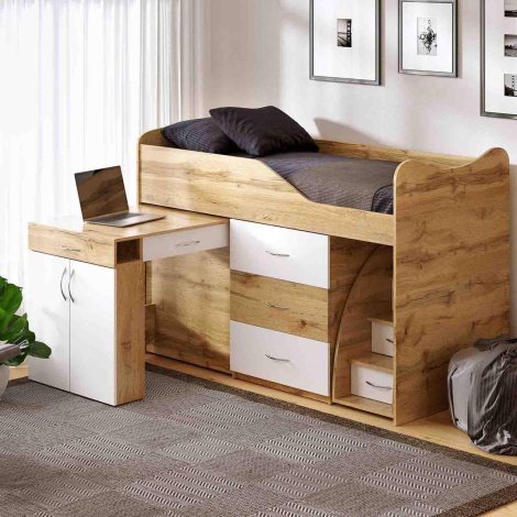 Ліжко BED ROOM кімната №5 + СТІЛ 1840*860 (сп.м. 1800*800)