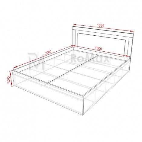 Купити Ліжко закрите 160 White Mix 1636х2054х905 у Вінниці