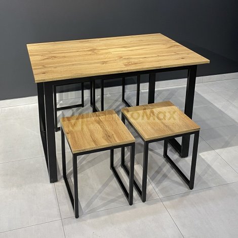 Купить Стол SHERWOOD + 4 Табурети LOFT в Виннице