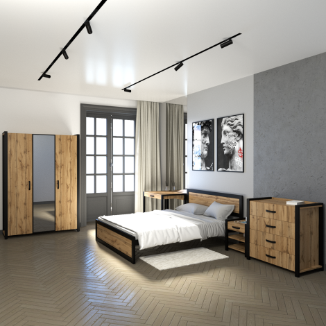 Cпальня Loft комплектація 04