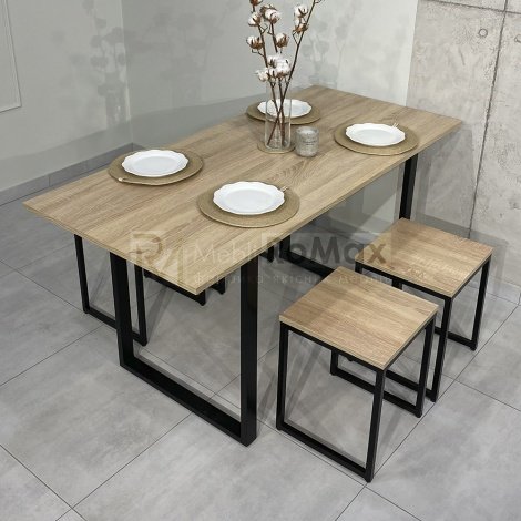 Купить Стол SHERWOOD + 4 Табурети LOFT в Виннице