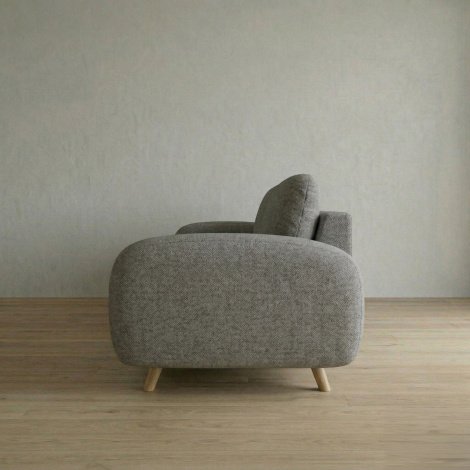 Купити Диван Белла 3 (Металево сіра мікророгожка) у Вінниці