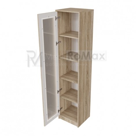 Купить Пенал витрина 1д 450 White Mix 450х2000х400 в Виннице